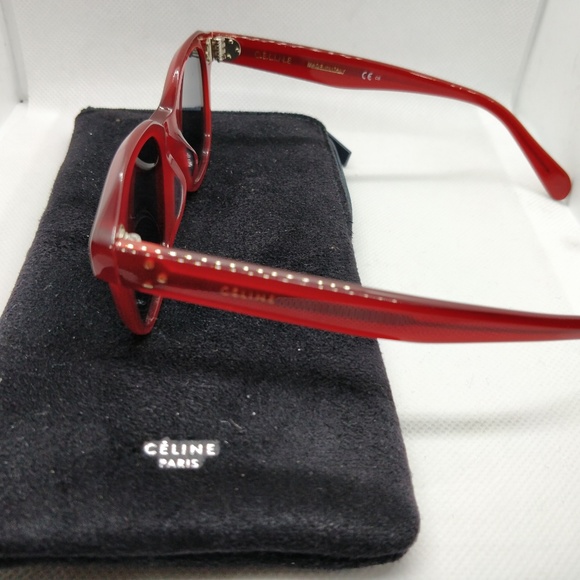 NWOT Celine Round Red Sunglasses main image 4